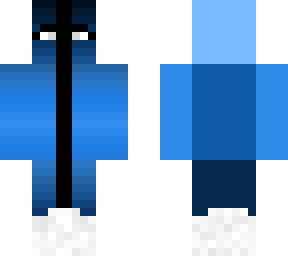 gradient blue girl