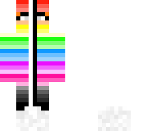 gradient rainbow girl