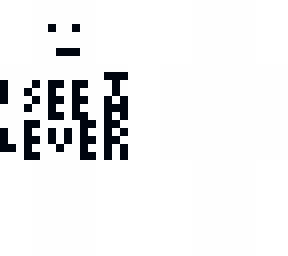 i see the lever