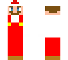mario and flame mario in 1 skin