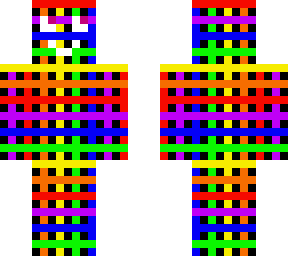regenbogen karo mann