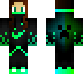 teal gamer with long hair 2