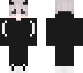 black soft anime boy