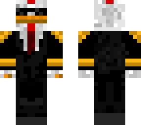 chicken in a suit