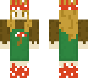 cute mushroom girl