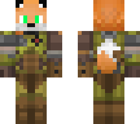 doom slayer (with a fox)