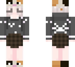 female with cat hat