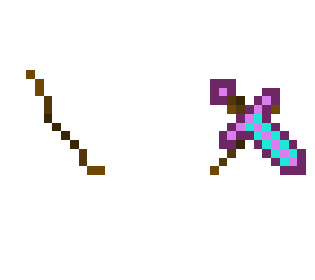 galaxy sword at back