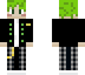 green haired boy