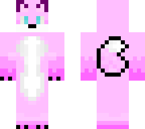 pink furry fox