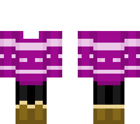 purple sweater w/ cute ugg boots!