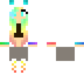 rainbow hair
