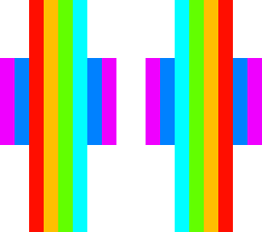 rainbow skin