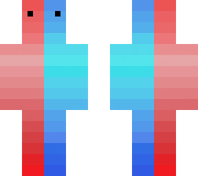 red and blue