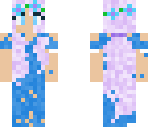 violet flower crown