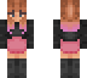 *pink and black inspierd girl*