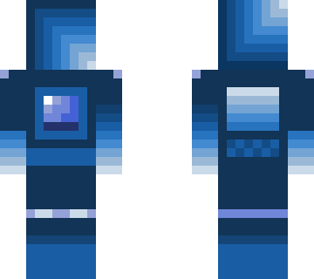 astronauta futurista azul