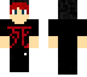 black & red