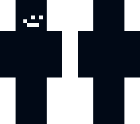 black smile face