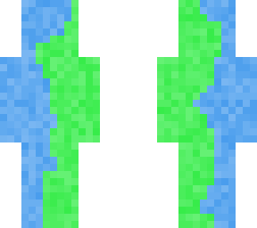 blue green layered