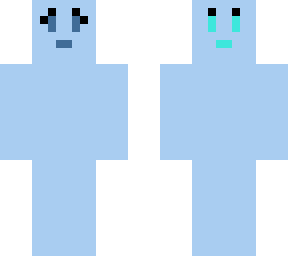 double faced blue guy