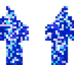 drippy snow - blue