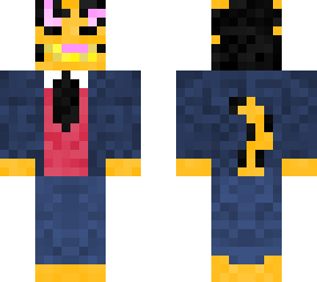 garfield in a suit