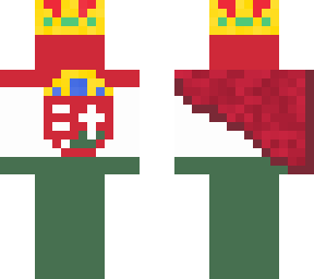 hungarian flag w/ cape