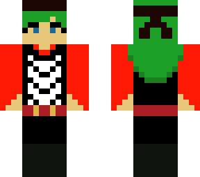 pirate girl w green hair