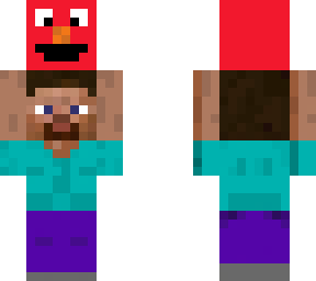 steve stole elmo's head
