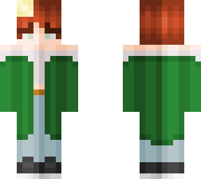 ~ a young man walked through the forest with a flower and coat of green ~