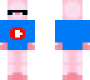 axolotl with youtube shirt and sun glasses