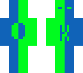 blue green alien