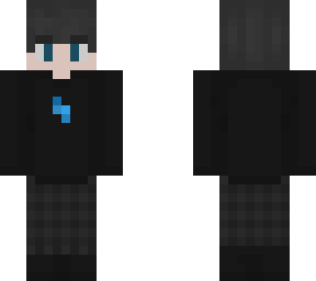 boy in black hoodie with bolt (original by robicon)