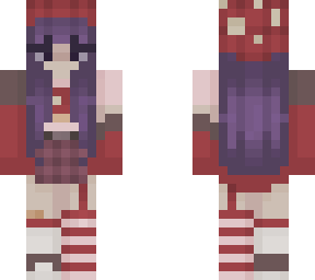darkredrosethorn purple hair edit