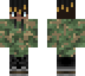 delta recruit decked out in camouflage