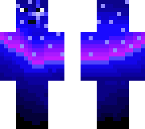 galaxy human minecraft skin (took 2 hours to make)