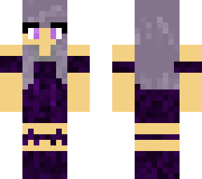 purple outift