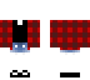 red flannel and shorts