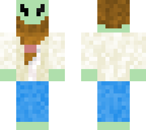 alien with a beard