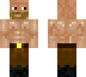 bald buff man