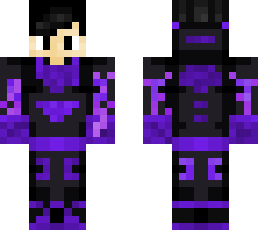 black and purple hoodie ender