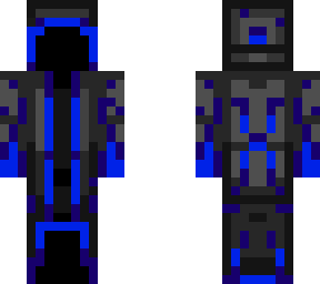blue man