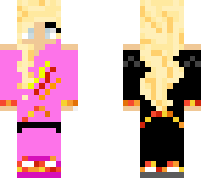 bri wearing pink fire