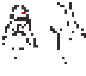 creepy blank person