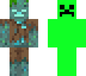 drowned and creeper