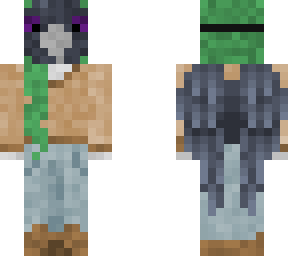 fixed plague mask (with hair!)