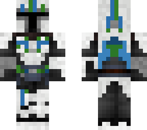 green/blue mandalorian