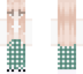 green plaid strawberry girl.