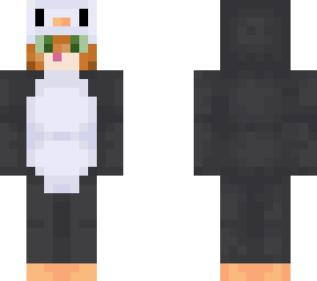 orange tabby in penguin suit